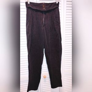 Women's Vintage Trumps Sport High Waisted Fold Over Black Jeans.